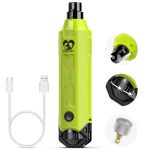 Casfuy 6-SPEED Dog Nail Grinder - Newest Enhanced Pet Nail Grinder Super Quiet Rechargeable Electric Dog Nail Trimmer Painless P