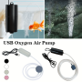 MINI Aquarium USB Air Pump Portable Fish Tank Oxygen Pump With Air Stone Ultra