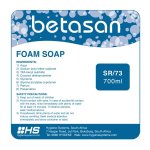 Betasan Foam Hand Soap Refill 700ML – 6 Pack