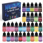 10 30 Colors set 5ML Highly Concentrated Aromatherapy Candle Dye Liquid Colorant Set Diy Handmade Candle Colorant Pigment