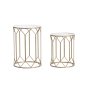 - Rufus Set Of 2 Tables - Clear