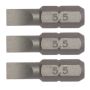 - 3PIECE 1/4INCH Hex Drive 1.0X5.5MM Flat Bit 25MM - FL2510A03
