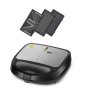 RAF 3-IN-1 Replaceable Panel Sandwich Maker Breakfast Maker