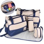 5 In 1 Teddy Bear Nappy Bag Set – Assorted Colors