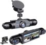 4 Channel 1080P Dash Cam System With 64GB Card
