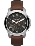Fossil Grant Chronograph Leather Men's Watch FS4813