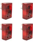 4-PACK Multi-socket Surge Protector Plug AY299-019