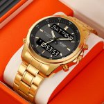 Skmei Men's Fashion Multifunctional Double Display Chronograph Sports Luminous Alarm Youth Electronic Watch Ideal Choice For Gif
