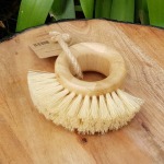 Bamboo Scrubbing Ring With Sisal Fibre Bristles Natural Life