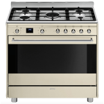 Smeg Concerto Cooker With Gas Hob 90X60CM Cream – SSA91MAP2