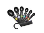 OXO Good Grips Plastic Measuring Spoons 7-PIECE Black