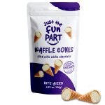 Just The Fun Part Waffle Cones - White Chocolate 120G