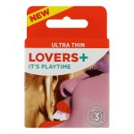 Lovers + Condoms 3'S - Red / Ultra Thin