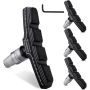 4-PIECE Premium V-brake Pads Set With Wear Indicator