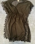 Black See Through Overdress 13Y
