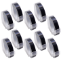 Label Maker Embossing Tape - Black 10 Roll Box