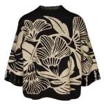 Sequin Flower Knit Top - Black S m