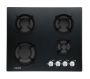 Glem 60CM 5 Burner Gas On Glass Hob GV64HBK