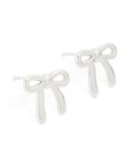 Waterproof Stainless Steel Enamel Bow Earrings Made From Stainless Steel