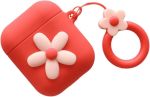 Cute Flower Pvc Earphone Case Scratch & Impact Resistant