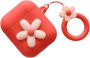 Cute Flower Pvc Earphone Case Scratch & Impact Resistant
