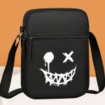 Trendy Pattern Slant Shoulder Bag Men's Crossbody Bag Casual Bag Zipper Sling Bags For Going Out