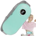 Heating Pad For Period Cramps 5000MAH - 6 Heat Levels & 6 Massage Modes - 3 Timer Settings Portable Cordless Menstrual Heating P