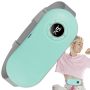 Heating Pad For Period Cramps 5000MAH - 6 Heat Levels & 6 Massage Modes - 3 Timer Settings Portable Cordless Menstrual Heating Pad Gifts For Her Wom