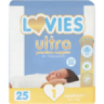 Ultra Premium Size 1 Disposable Nappies 25 Pack