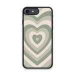 Custom Printed Tpu Cases - Apple Iphone 7 Apple Iphone 8 Apple Iphone Se 2020 Apple Iphone Se 2022 & 39 Green Heart& 39