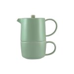 Maxwell & Williams Cafe Life Tea For One With Infuser Seafoam