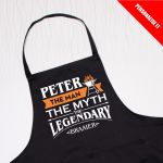 The Myth The Legend 2 – Personalised Braai Apron