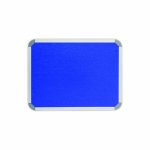 Info Board Aluminium Frame - 600 450MM - Royal Blue