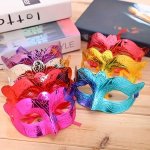 6PCS Festival Party Masks Masquerade Dance Party Half Face Retro Masks Carnival Decoration Gifts