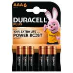 Duracell Plus Power Boost Aaa Batteries 6’S