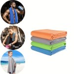 1PC Quick Drying Microfiber Sports Towel Beach Towel Bath Towel Double-sided Fleece Absorbent Skin Friendly Breathable Golf Towe