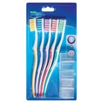 Dentalmate Toothbrush 5PCS Asst W caps