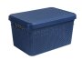 Ezy Storage Mode 17L Lidded Basket Blue