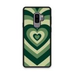 Custom Printed Tpu Cases - Samsung Galaxy S9 Plus & 39 Dark Green Heart& 39 By