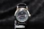 Q&q Quartz 5 Bar Black Leather Strap