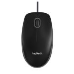 Logitech M100 Wired USB Mouse Black