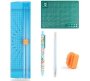 A4 Paper Trimmer Paper Cutter Plus 1 Knife Pen 1 Double Head Pen 1 Blade 1 A4 Cutting MAT-810A4-BLUE Hand-held Paper Cutter Set Of 1 Blue