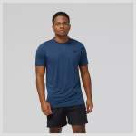 New Balance Men's Tenacity Tee - Navy Heather - LG