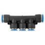 AirCraft Pu Hose Fitting Manifold 12-10MM