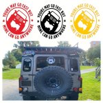 Make Your Suv Pickup Stand Out With This Reflective 4X4 Off-road Car Sticker