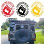 Make Your Suv Pickup Stand Out With This Reflective 4X4 Off-road Car Sticker