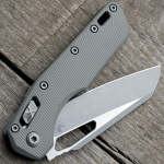 Microtech Msi SCALES Contoured - Aggressive Agent Milling - Sniper Grey Anodized