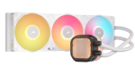 Icue Link Titan 240 Rx Lcd Liquid Cpu Cooler - White RX120 Rgb Fans Fits Intel Lga 1851 1700 Amd AM5 AM4.-CW-9061025-WW