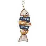 Wood Fish Life Better 40CM
