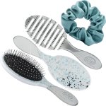 Wetbrush Pro Detangler & Flex Dry Terrazzo Glam Kit 2 Brushes & Scrunchie